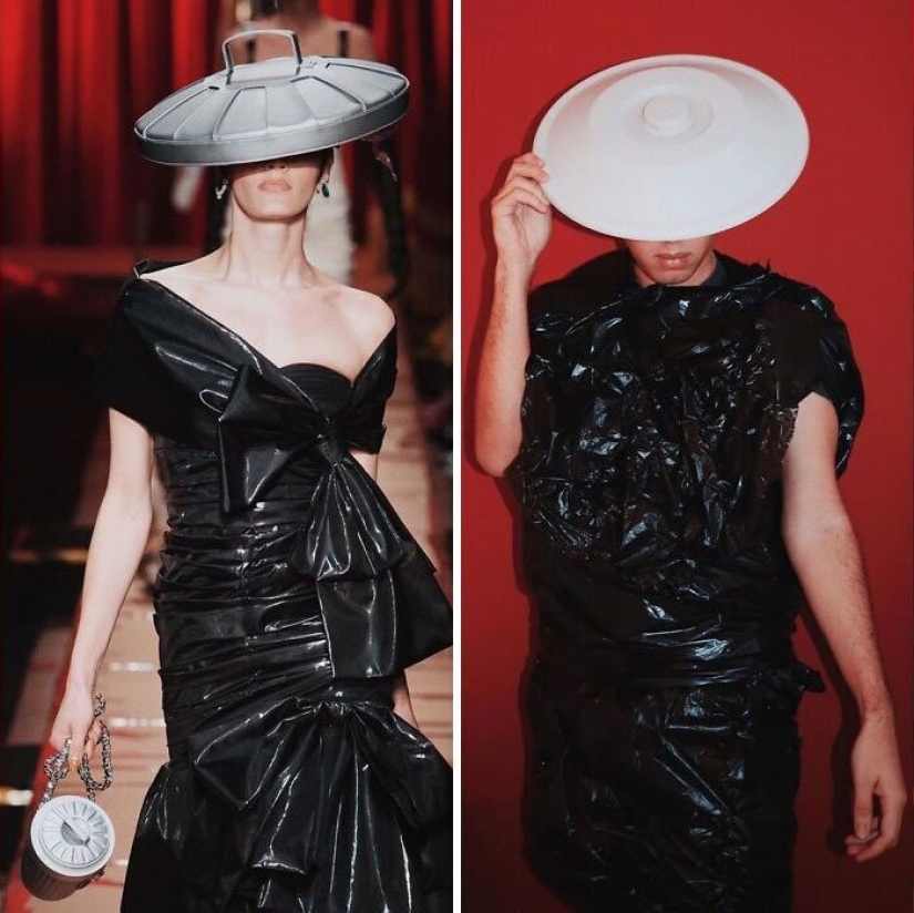 Cure for boredom: "high fashion" improvised