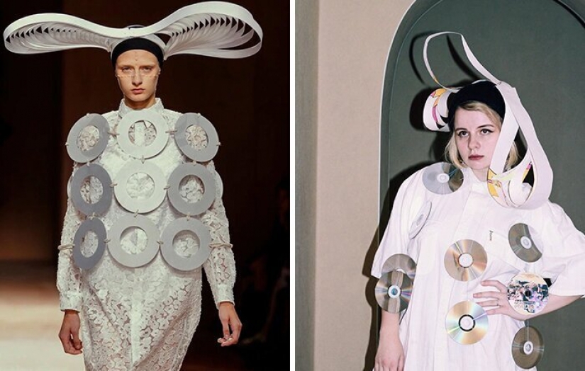 Cure for boredom: "high fashion" improvised