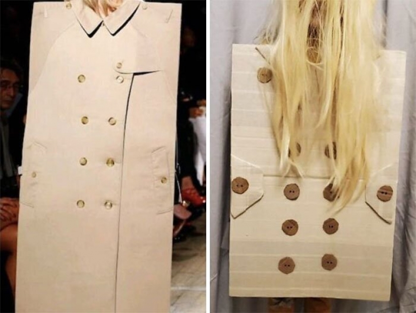 Cure for boredom: "high fashion" improvised