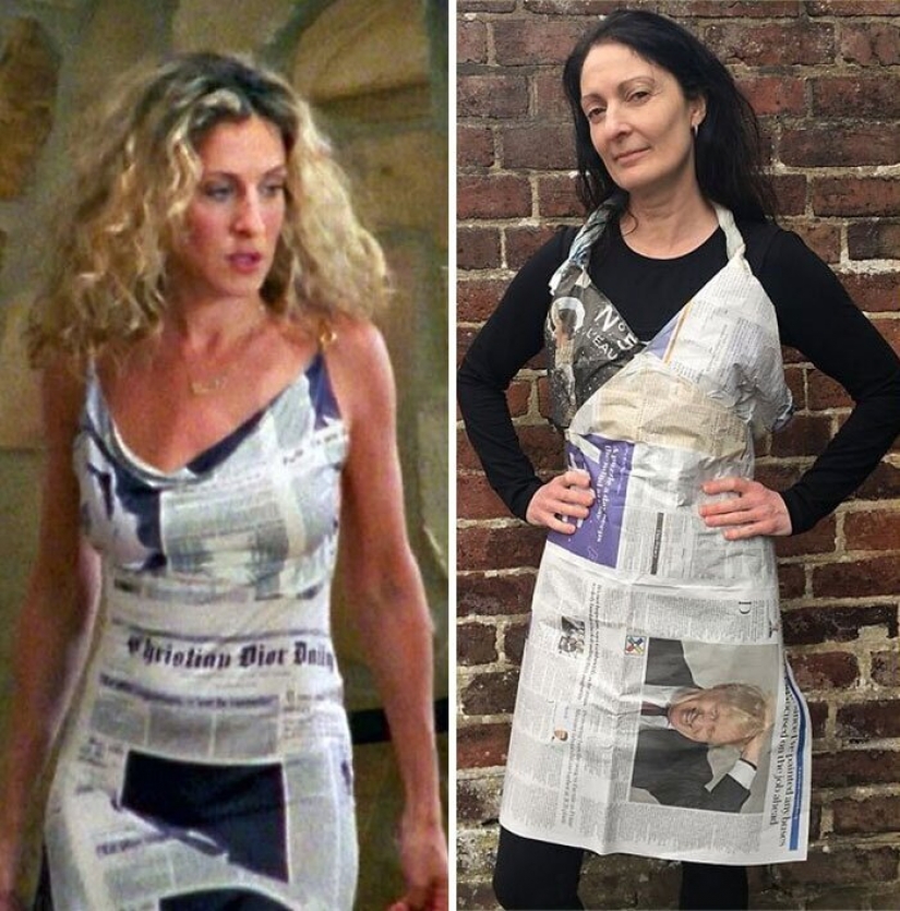 Cure for boredom: "high fashion" improvised