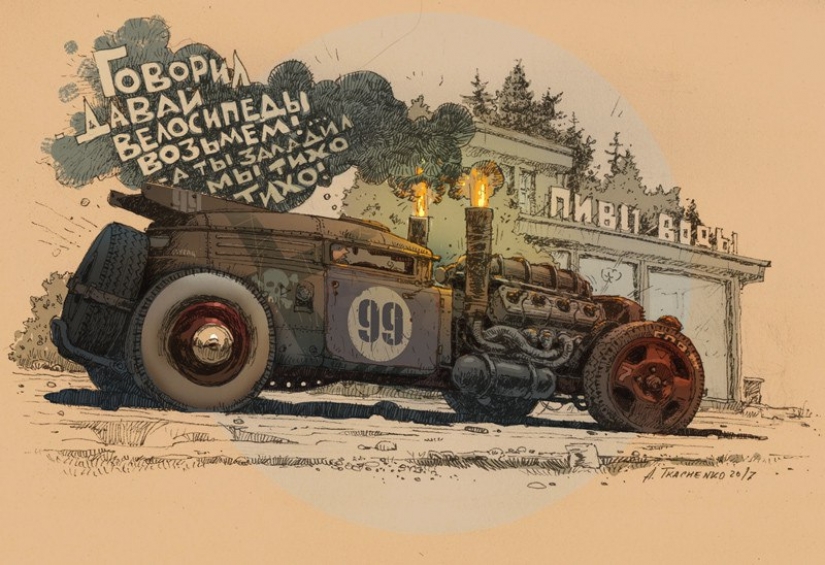 Custom Trucks, robots, and the Baba Yaga: how does the Soviet dieselpunk