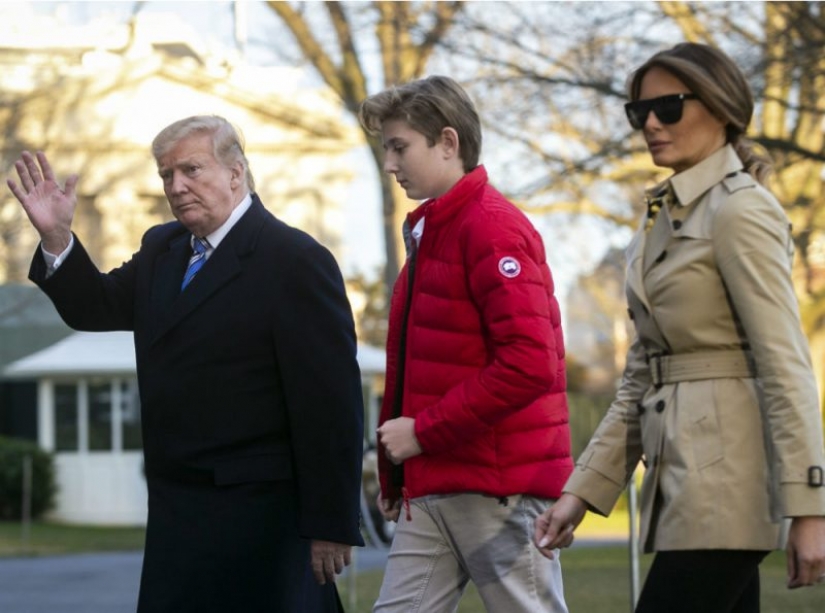 De la vida de Barron trump diferente de la de los niños de otros presidentes