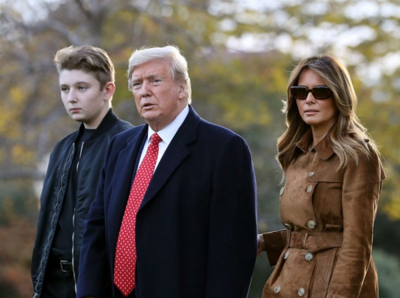 De la vida de Barron trump diferente de la de los niños de otros presidentes
