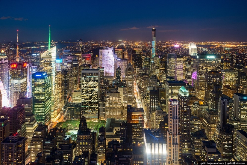 De nueva York a partir de la altura de vuelo de los pájaros De nueva York a partir de la altura de vuelo de los pájaros