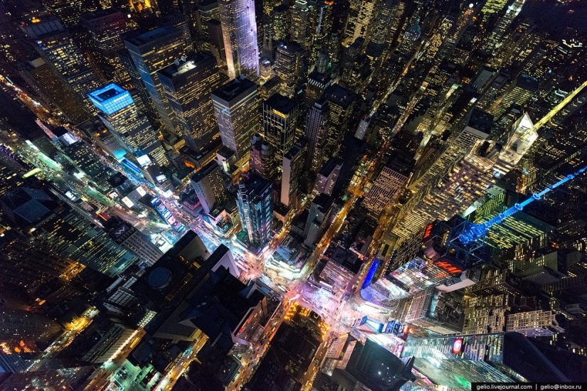 De nueva York a partir de la altura de vuelo de los pájaros De nueva York a partir de la altura de vuelo de los pájaros