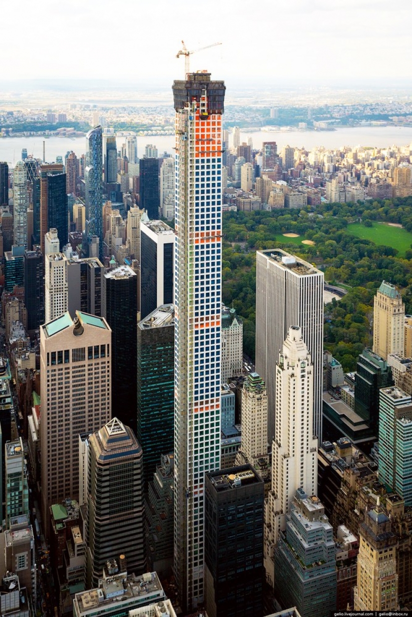 De nueva York a partir de la altura de vuelo de los pájaros De nueva York a partir de la altura de vuelo de los pájaros