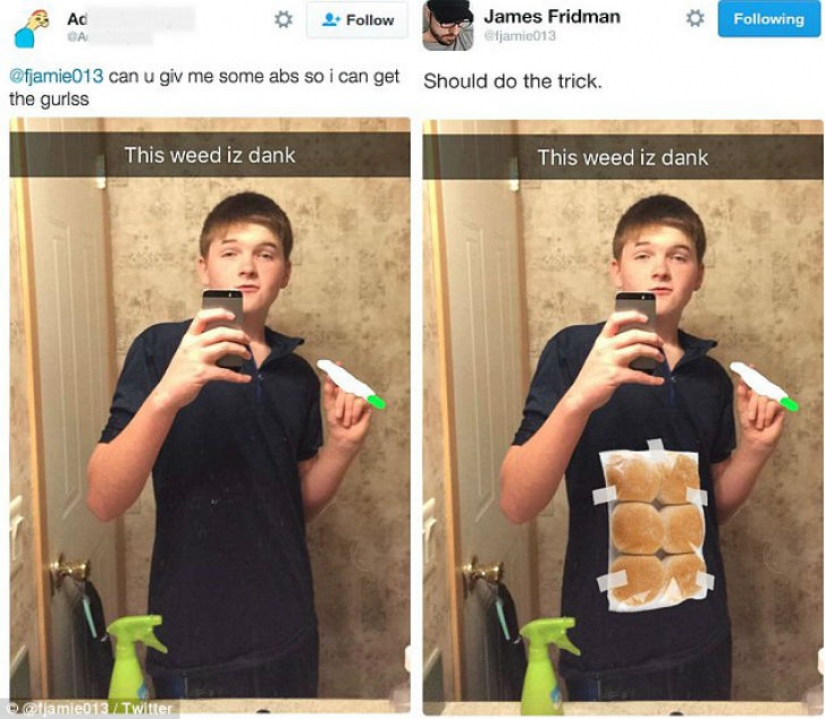 Designer trolls pictures of vain and selfish people Designer trolls pictures of vain and selfish people