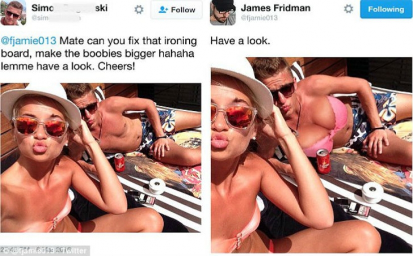 Designer trolls pictures of vain and selfish people Designer trolls pictures of vain and selfish people