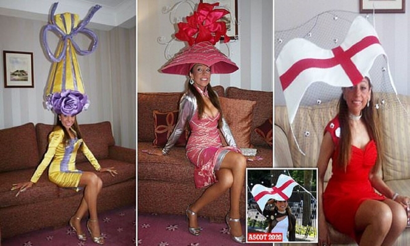 Diseñador de sombreros es un Británico de las mujeres para asistir a las carreras de Ascot de forma remota y empujar el barco cosas nuevas Diseñador de sombreros es un Británico de las mujeres para asistir a las carreras de Ascot de forma remota y empujar el barco cosas nuevas