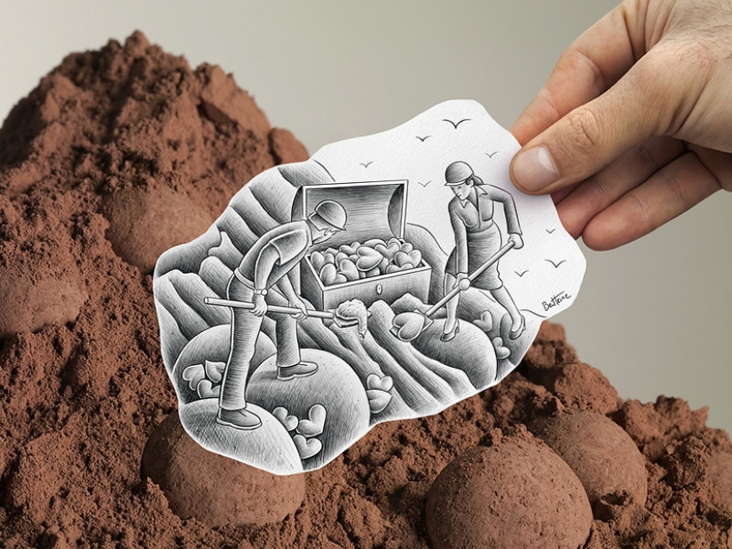 Dos-capa de arte de Ben Heine