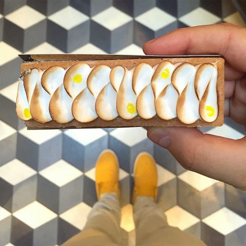 Eclair como el arte de: postre y zapatos en instagram Tala Spiegel