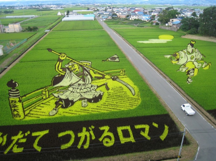 El arte de Tambo — increíbles imágenes en los campos de arroz de Japón