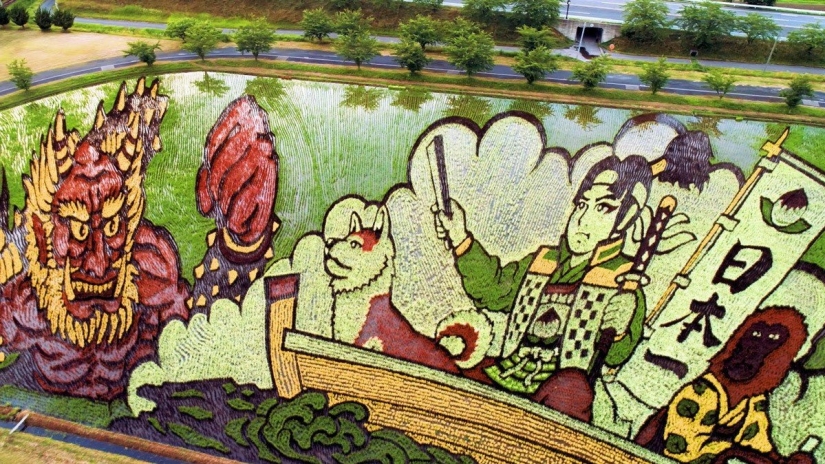 El arte de Tambo — increíbles imágenes en los campos de arroz de Japón