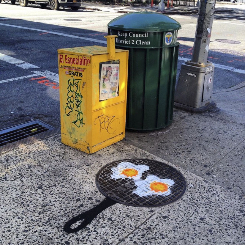 El artista de nueva York sabe tocar un Nocturno en una tubería de desagüe de la flauta