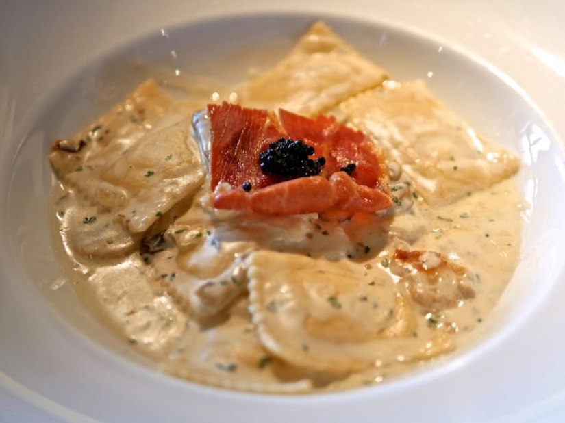 El chef recomienda: 10 platos en el restaurante, que no está disponible en ningún caso