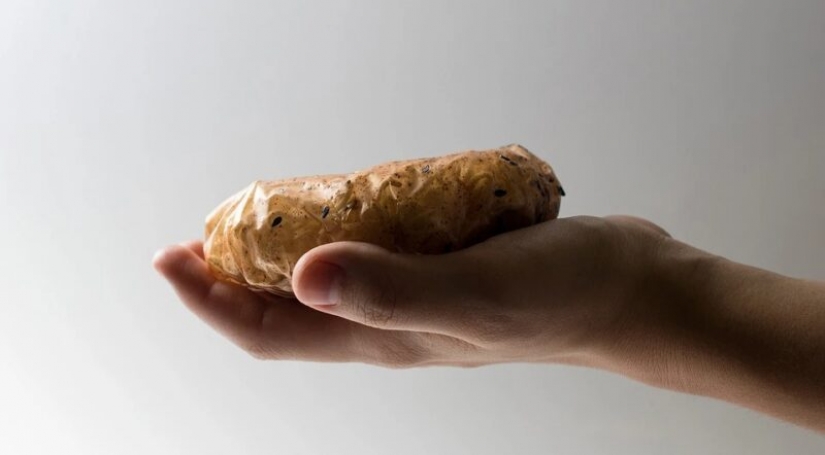 El estudiante comestible envasado para los fideos, que transformirovalsya en la salsa El estudiante comestible envasado para los fideos, que transformirovalsya en la salsa