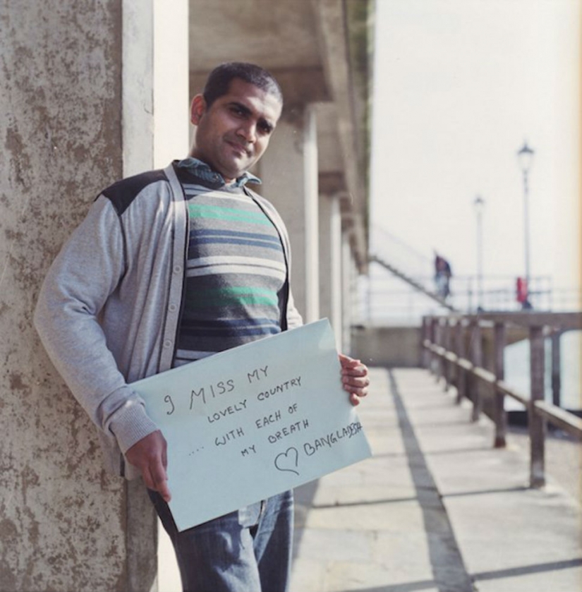 El fotógrafo pidió a los extraños acerca de sus mayores pesares y tomó una foto de la respuesta