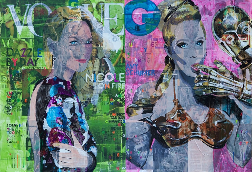 El mal caricatura de la gente a la que todo el mundo había reemplazado a la pantalla del smartphone El mal caricatura de la gente a la que todo el mundo había reemplazado a la pantalla del smartphone