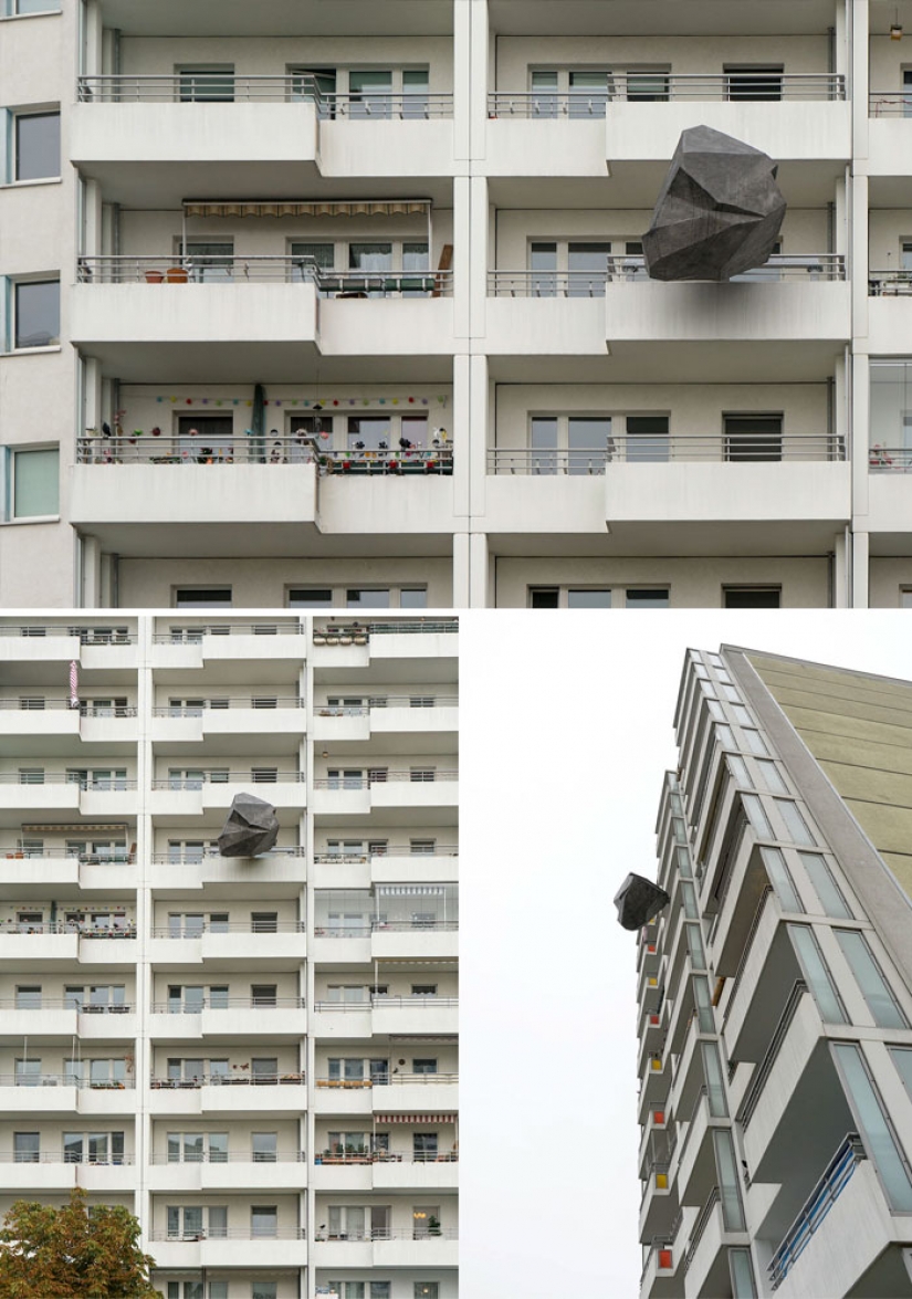 El más fuerte física de arte: escultura, despreciado la ley de la gravitación universal El más fuerte física de arte: escultura, despreciado la ley de la gravitación universal