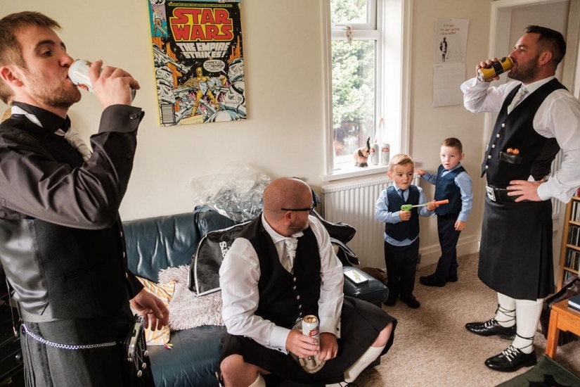 El más honesto de material de archivo de las bodas de fotógrafo Británico Ian Weldon