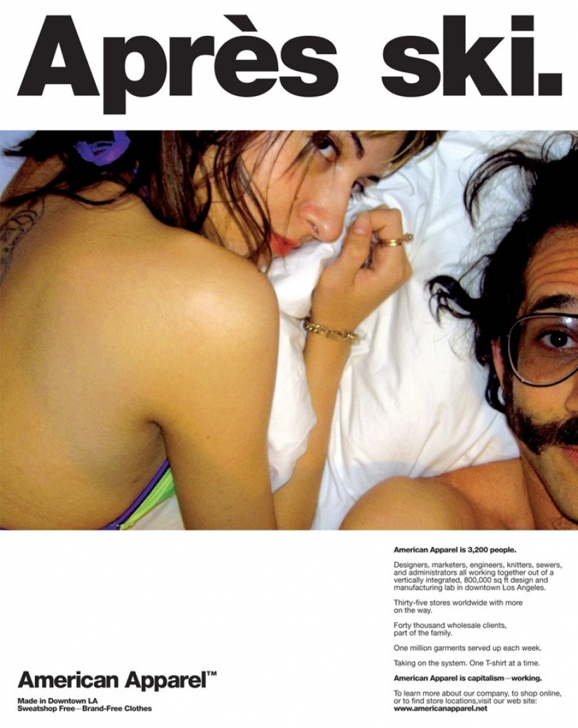 El más polémico de American Apparel ad