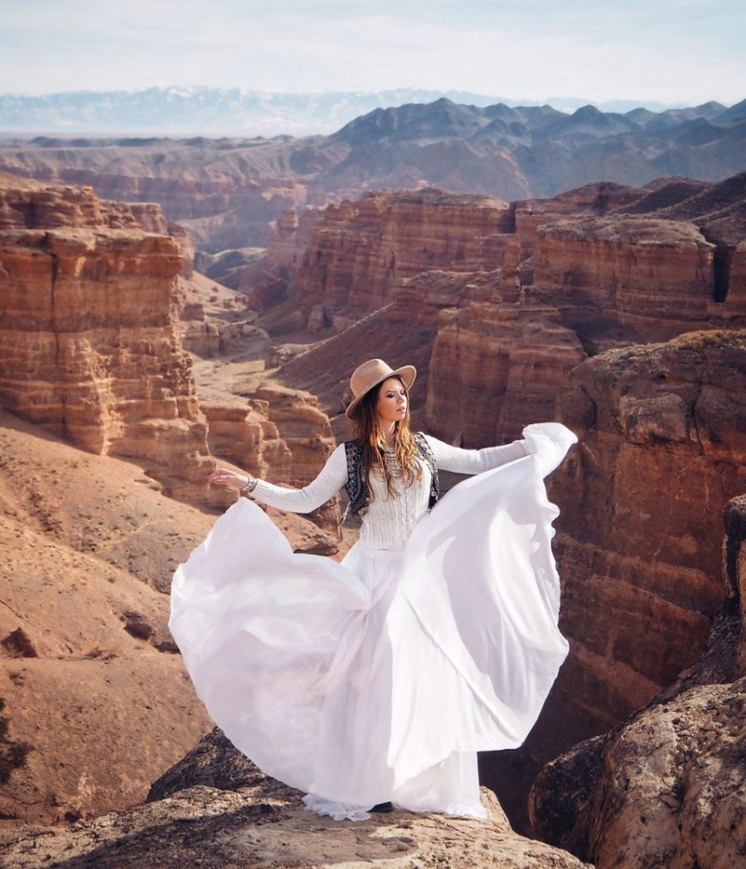 El mundo está bajo la falda: el viajero ruso ha conquistado a instagram fotos de vestidos de airy