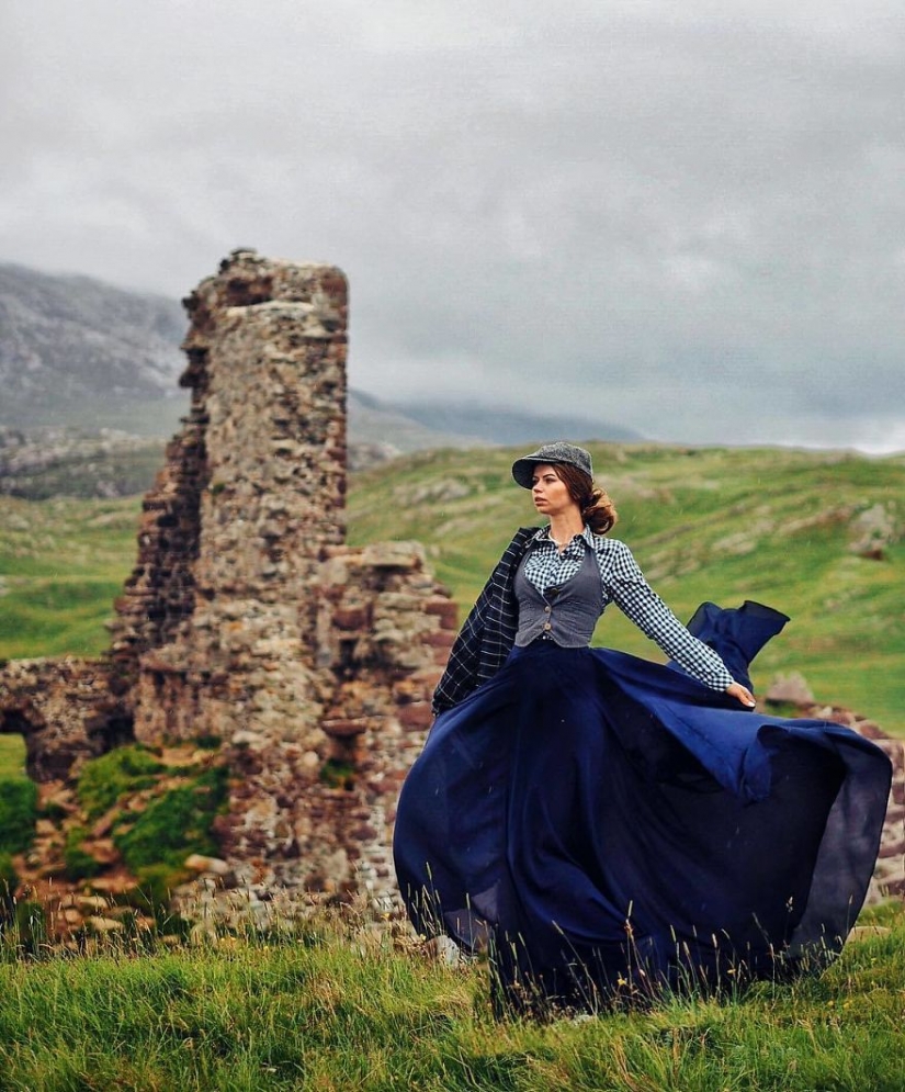 El mundo está bajo la falda: el viajero ruso ha conquistado a instagram fotos de vestidos de airy