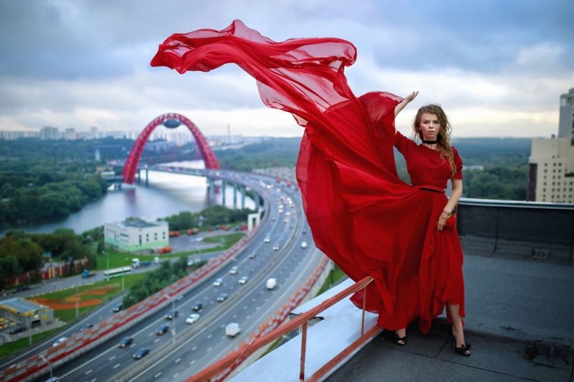 El mundo está bajo la falda: el viajero ruso ha conquistado a instagram fotos de vestidos de airy