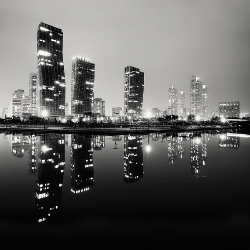 En blanco y negro de la belleza de las grandes ciudades En blanco y negro de la belleza de las grandes ciudades