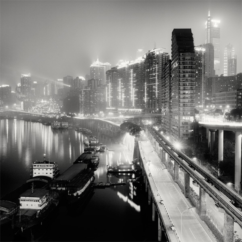 En blanco y negro de la belleza de las grandes ciudades En blanco y negro de la belleza de las grandes ciudades