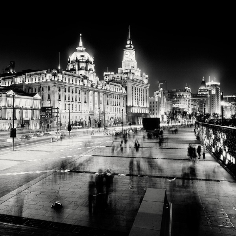 En blanco y negro de la belleza de las grandes ciudades En blanco y negro de la belleza de las grandes ciudades