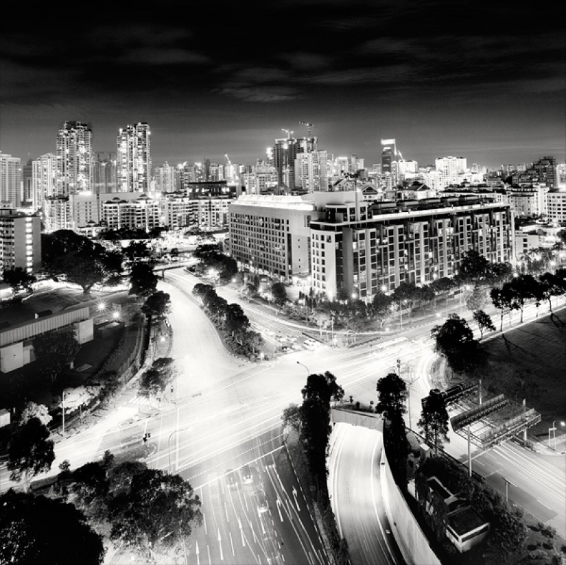 En blanco y negro de la belleza de las grandes ciudades En blanco y negro de la belleza de las grandes ciudades