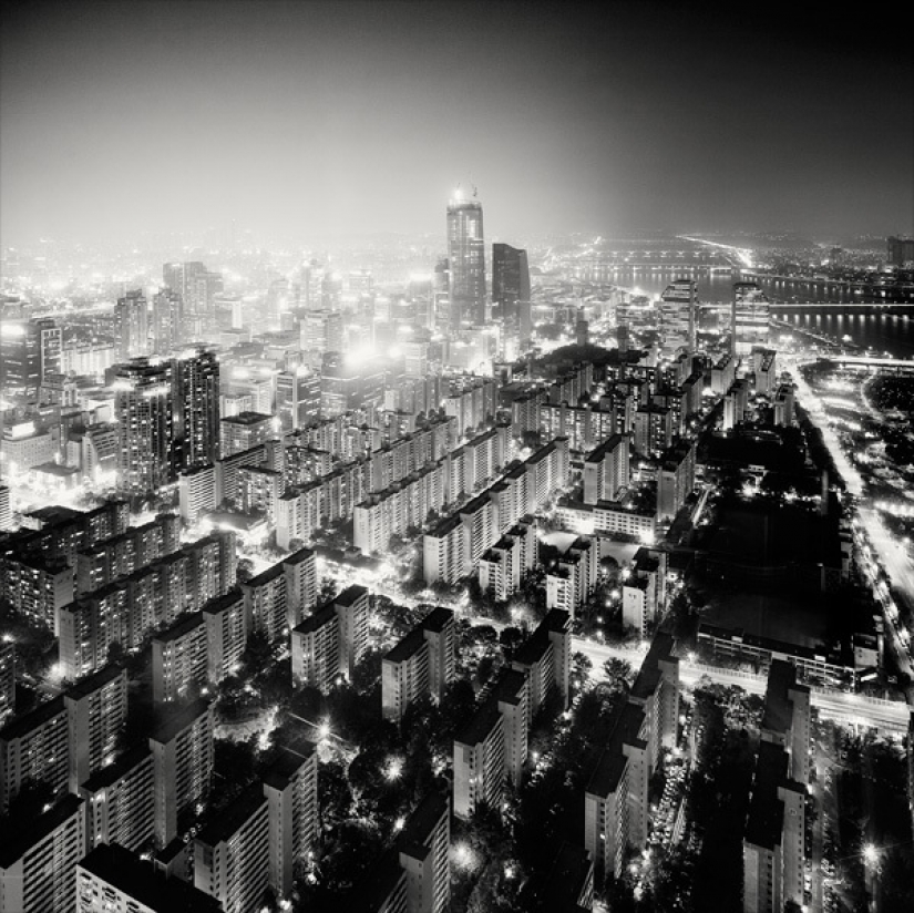 En blanco y negro de la belleza de las grandes ciudades En blanco y negro de la belleza de las grandes ciudades