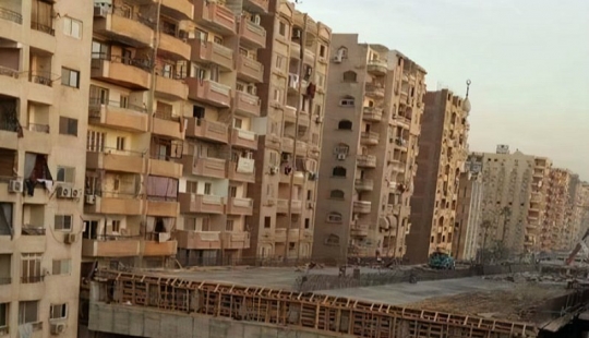 En Egipto, construir de alta velocidad de los recorridos de 50 cm de las casas