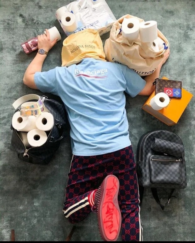 En el estilo: los niños ricos en el diseño de las máscaras, que se gloríe en el auto-aislamiento en villas de lujo