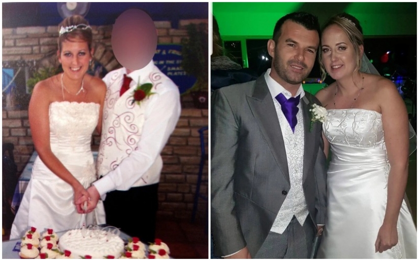 En la repetición: el Británico se casó con el camarero-griego, que estaba bailando en su primera boda