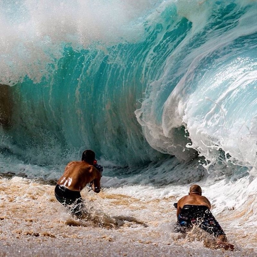 Esto es cómo los fotógrafos disparar olas gigantes en la playa Esto es cómo los fotógrafos disparar olas gigantes en la playa