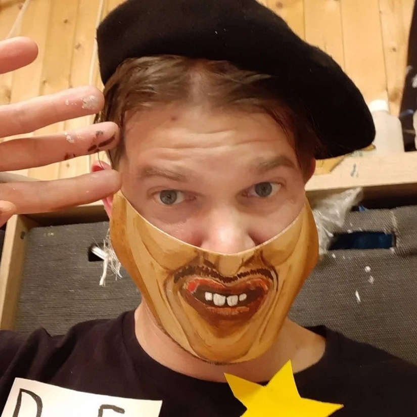 Every day new mask: challenge Austrian artist continues!