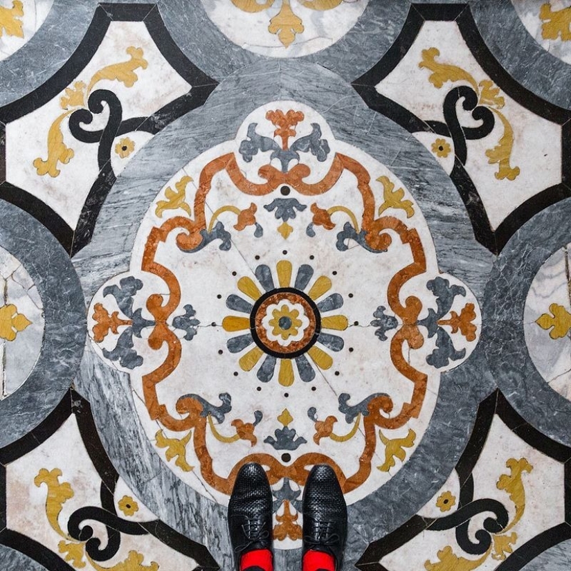 Exquisite Venetian floor mosaics