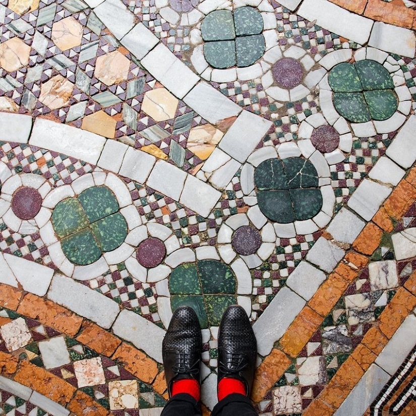 Exquisite Venetian floor mosaics