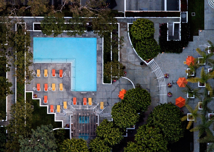 Feliz cumpleaños, de Los Ángeles: la Ciudad de los Ángeles a partir de la altura de vuelo de los pájaros