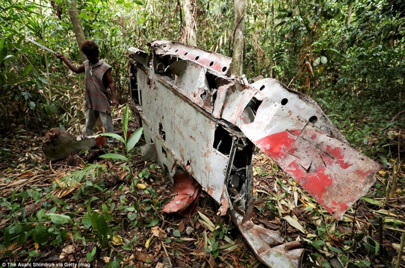 Fighting machines of world war II, lost on a remote island in the Pacific ocean Fighting machines of world war II, lost on a remote island in the Pacific ocean