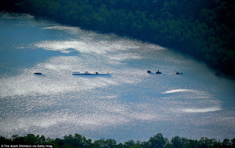Fighting machines of world war II, lost on a remote island in the Pacific ocean Fighting machines of world war II, lost on a remote island in the Pacific ocean