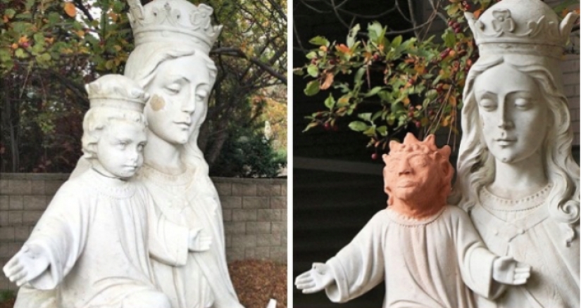 "Fluffy Jesus" and 8 fatal mistakes of restorers "Fluffy Jesus" and 8 fatal mistakes of restorers