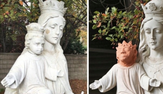 "Fluffy Jesus" and 8 fatal mistakes of restorers