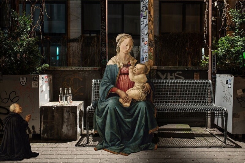 Fotógrafo asentado en Budapest personajes de pinturas clásicas