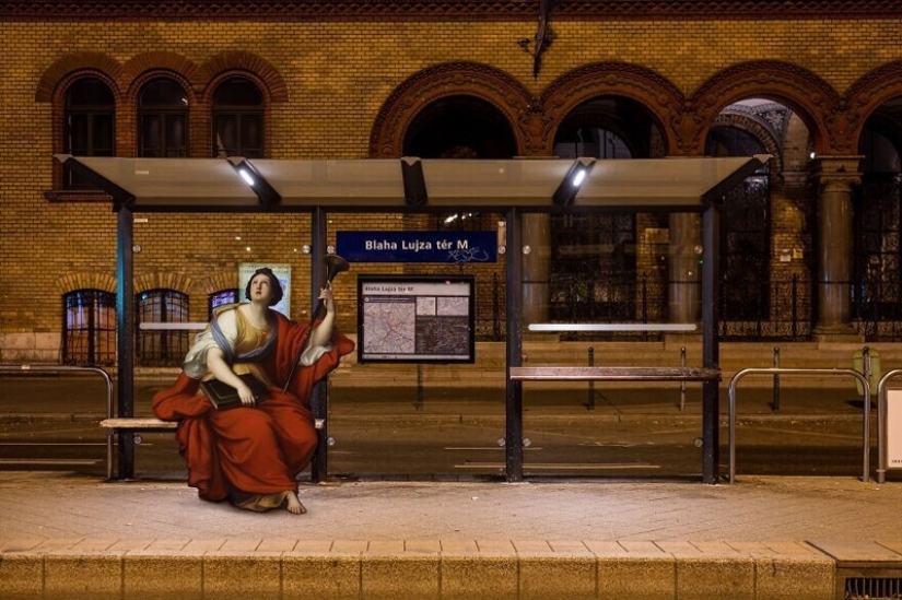 Fotógrafo asentado en Budapest personajes de pinturas clásicas