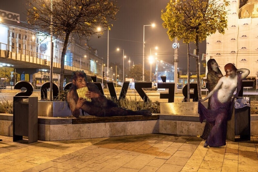 Fotógrafo asentado en Budapest personajes de pinturas clásicas