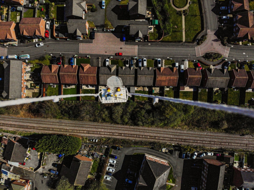 Fotógrafo de bodas en cuarentena hizo una sesión de fotos de figuras de LEGO