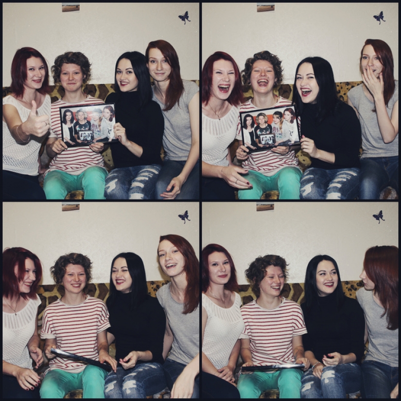Four girlfriends from Russia 7 years did a joint photo, and this is what came of it Four girlfriends from Russia 7 years did a joint photo, and this is what came of it